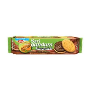 Roma sari gandum sandwich peanut butter / susu dan coklat 108 gram susu & coklat