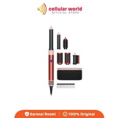 Dyson HS05 Airwrap Hair Multi-Styler and Dryer Complete Long [Garansi Resmi] Strawberry Bronze
