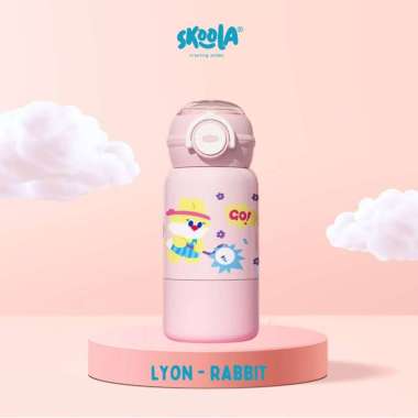 Skoola Botol Tempat Air Minum Stainless Steel Anak Perempuan Rabbit Cat - Lyon LYON RABBIT