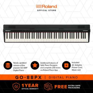 Roland GO:PIANO-88 PX Digital Piano Keyboard 88 Keys