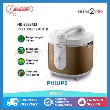 Philips Digital Rice Cooker Magic Com 2 Liter HD3053 Original Garansi Resmi Philips