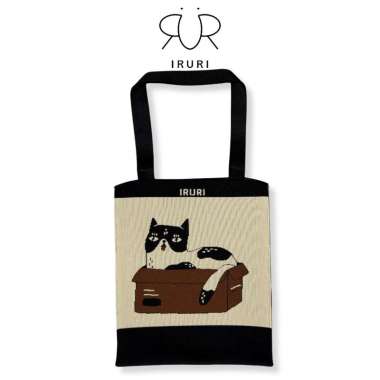 Tas Totebag Rajut Wanita IRURI SENA Bag A012 A012 Box Dog