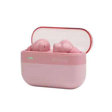 Rexus FX6 TWS Earphone Bluetooth 5.3 Touch Control Pink