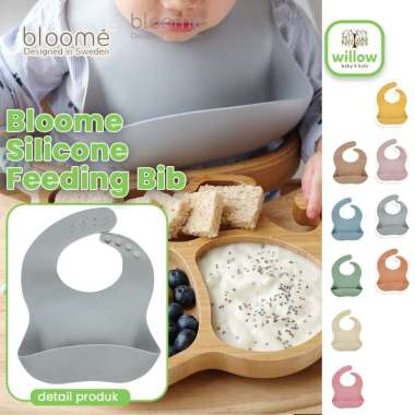 Celemek Makan Bayi - Bloome Silicone Feeding Bib Mimosa