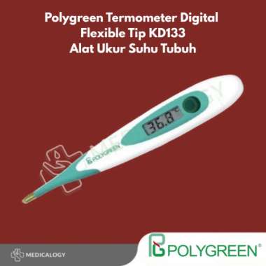 Polygreen KD 133 - Termometer Digital Fleksibel untuk Pengukuran Suhu Akurat