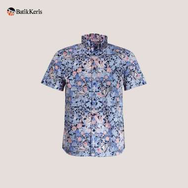 Batik Keris Kemeja Relaxed Fit Lengan Pendek Keris Kanaya 006PB2KLFSCH S. Violet