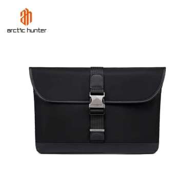 ARCTIC HUNTER GWB00820 Messenger Clutch Tas Handbag Sleeve Case Tablet iPad 11 Inch Black