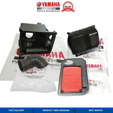 Box Filter Mio Soul Karbu Original Yamaha 14D-E4411-00 BOX+TTP+FILTER+KARET