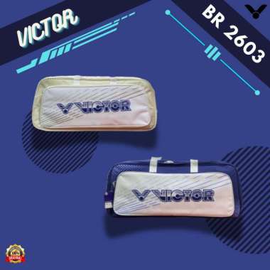 TAS VICTOR BADMINTON BAG BR2603 NEW ORIGINAL 2603 B ( BLUE )