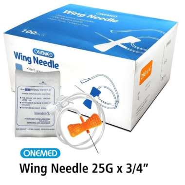 Wing Needle 25G Onemed Box isi 100 pcs