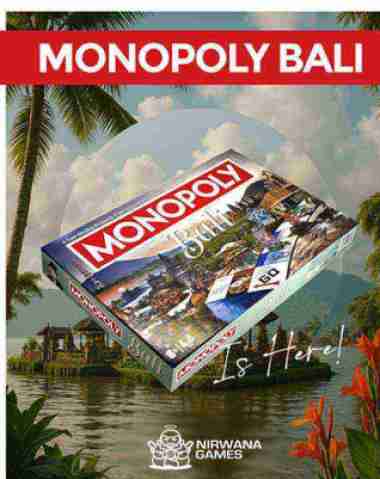 Monopoly Bali Board Game Family Game