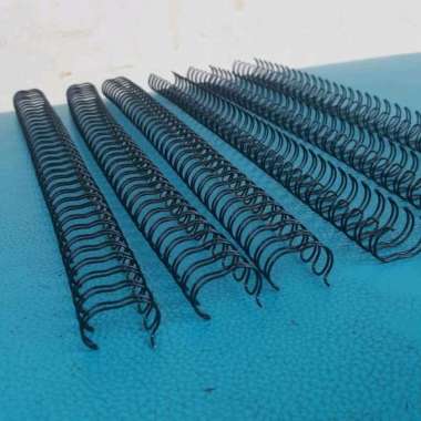 Ring Jilid Kawat Nomor 16 Spiral 1" F4 26 Lubang Pitch 2:1 25,4mm 220lembar O Binding Wire hitam