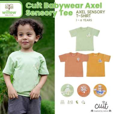 Kaos Anak - Cuit Babywear Axel Sensory Tee 1-2Y Sea Captain