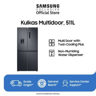 Samsung 511L Kulkas Multidoor dengan Twin Cooling Plus dan Water Dispenser