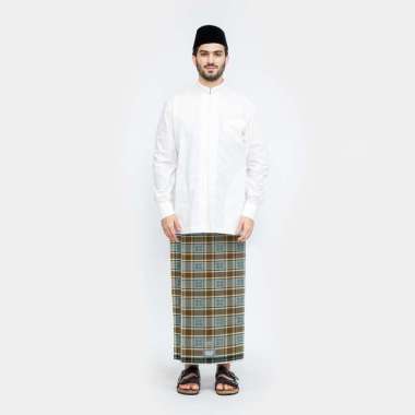 Sarung BHS Excellent Silver Motif E52 TMB Olive Muda 02