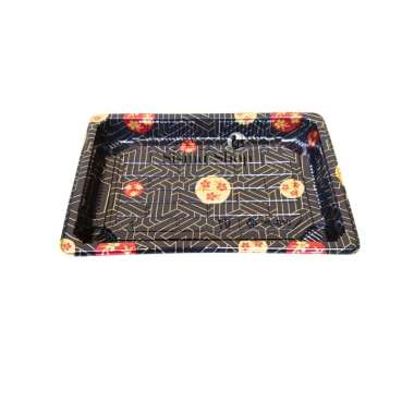 Tray Mika Sushi WL 008 / Mika Box Sushi WL-008 / Tray Sushi Motif Sakura + Tutup