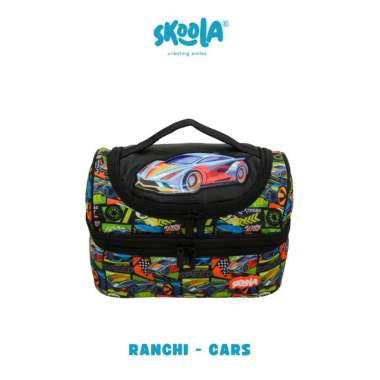 Skoola Tas Bekal Lunch Bag Box Tempat Makan Anak Laki - Laki Dino Cars - Ranchi CARS