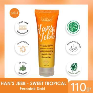 SALSA HANS JEBB Gel Skin Cleanser ( Lulur tanpa bilas ) - 100ml TROPICAL