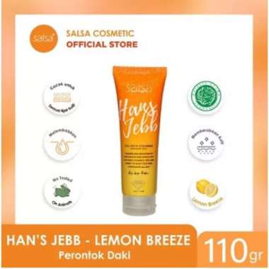 SALSA HANS JEBB Gel Skin Cleanser ( Lulur tanpa bilas ) - 100ml LEMON