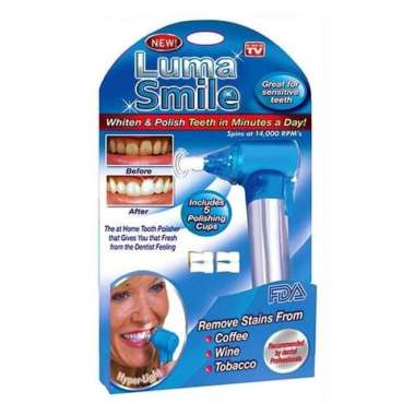 Penghilang Noda Gigi Luma Smile Alat Pembersih Karang Pemutih Gigi Whitening Teeth