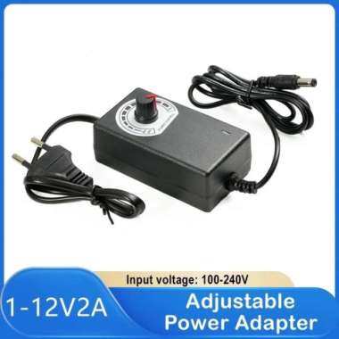 Power Supply AC To DC Adapter Adaptor 3V-12V 2A Adjustable 3V 5V 9V 12V 24V 36V 2A 220V EU To 3 9 12