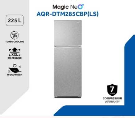 KULKAS AQUA AQR-DTM285CBP Lemari Es 2 PINTU - 285 CBP