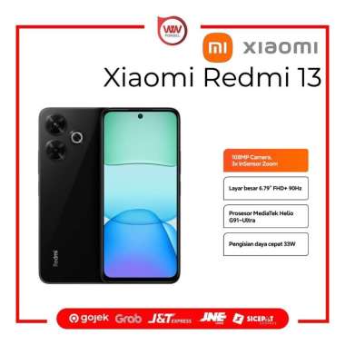 Hp Xiaomi Redmi 13 Ram 8GB Internal 128GB Garansi Resmi Midnight Black