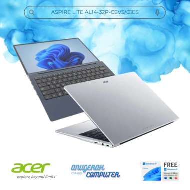 Laptop Acer Aspire Lite AL14 32P C9VS C1ES Intel N150/8GB/512GB SSD/14″WUXGA/W11+OHM