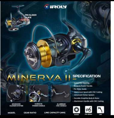 Reel Iroly Minerva HG Gen II 2000