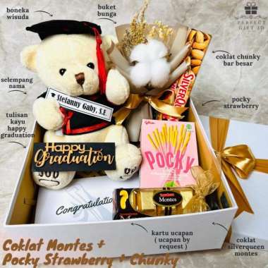 HADIAH WISUDA / KADO WISUDA / HAMPERS WISUDA / HAMPERS GRADUATION CunkyPockyMntes