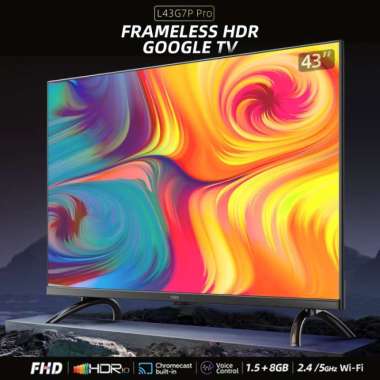 Changhong【Google TV】CHiQ 43 inch Smart TV HDR10 Digital TV ( L43G7P Pro )