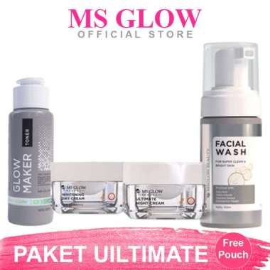 MS Glow Paket Ultimate Original Asli Resmi Terbaru / Paket Wajah Ultimate MSGlow Ori / Untuk Menyama