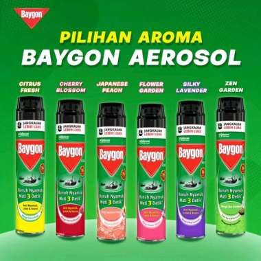 BAYGON Aerosol 600 ml - Flower Garden