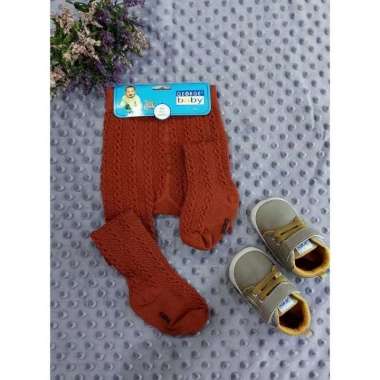George Baby Legging Stocking Earth Color | Legging Tutup Kaki 3-6M BRICK