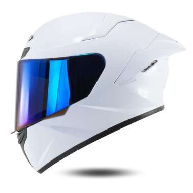 HELM MLA TTC CRYPTON ORIGINAL SOLID FULL FACE / HELM MLA / HELM FULL FACE XL White Glossy