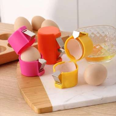 Alat Pemecah Telur Stainless Pembuka Cangkang Telur Egg Shell Opener Cutter