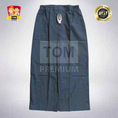 Seragam TOM - Rok SMA Span (L1) Karet Panjang Abu No 2L