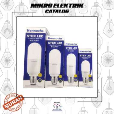 Lampu LED HANNOCHS Stick Cahaya Putih 12watt