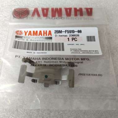 PLAT TAHANAN KALIPER MIO M3 125 2BMF5919 ASLI ORIGINAL YAMAHA 2BM-F5919-00