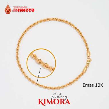 Gelang Emas Mas Asli Model Polos Kimora J5 Ismoyo