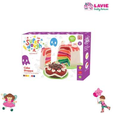 Super Dough – Cake Shoppe (Set Toko Kue Lucu) Mainan Anak Emco - Lavie Baby House
