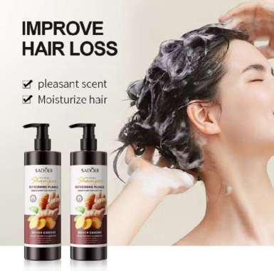 Shampoo Ginger Sadoer shampoo anti rontok dan anti ketombe