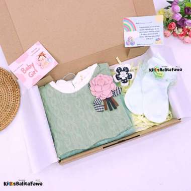 [BRAVE] Hampers Baby Girl 0-30 Bulan / Hadiah Kado Lahiran Bayi Perempuan Bulan New Born Gift Dress 