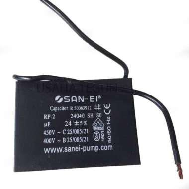 KAPASITOR SEGI SANEI 5UF, 6UF, 8UF, 10UF, 12UF, 14UF, 16UF, 24UF 14UF