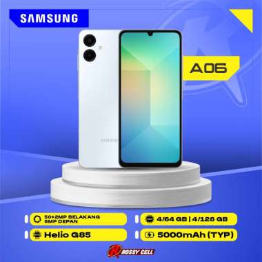 SAMSUNG A06 4G 50MP CAMERA 5000MAH 4/64 GB