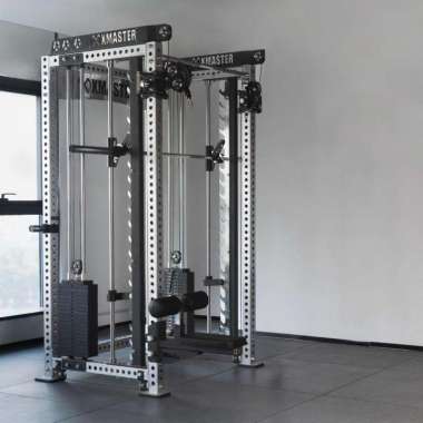 XMASTER Functional Trainer Power Rack Latihan Angkat Beban Rumah Home Gym Fitness Powerlifter Power 