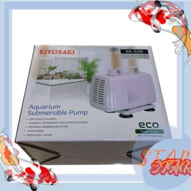 Pompa celup aquarium kolam ikan KIYOSAKI AR 105 B water pump putih akuarium kolam ikan