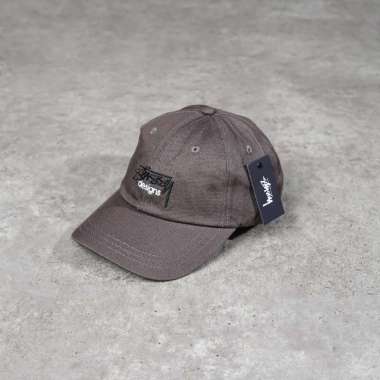 Topi STUSSY DESIGNS LOW BLACK BROWN CAP 100% ORIGINAL