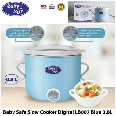 BABY SAFE Digital Slow Cooker Kapasitas 0,8 Liter (LB007)