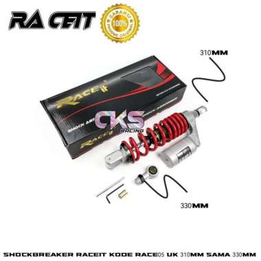 Shockbreaker Sok Belakang Atas Model YSS RACEIT 310 & 330 Beat Vario Mio Vario 125 Scopy Vario 150 B